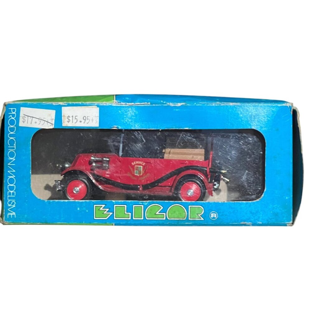 Eligor Renault KZ 1928 Model Car Fire Brigade Service Red Die-Cast 1:43 Scale Co